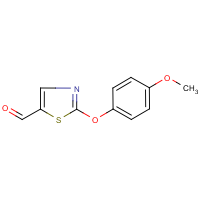 CAS:478081-25-3 | OR15341 | 2-(4-Methoxyphenoxy)-1,3-thiazole-5-carboxaldehyde