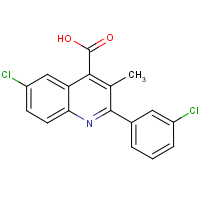 CAS:886361-68-8 | OR15390 | 6-Chloro-2-(3-chlorophenyl)-3-methylquinoline-4-carboxylic acid