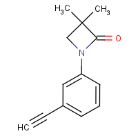 CAS:886361-64-4 | OR15410 | 3,3-Dimethyl-1-(3-ethynylphenyl)azetidin-2-one