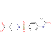 CAS: 314744-44-0 | OR15431 | 1-[4-(Acetamido)phenylsulphonyl]piperidine-4-carboxylic acid