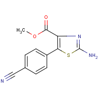 CAS:886361-36-0 | OR15449 | Methyl 2-amino-5-(4-cyanophenyl)-1,3-thiazole-4-carboxylate