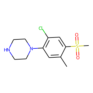 CAS:942474-75-1 | OR15467 | 1-[2-Chloro-5-methyl-4-(methylsulphonyl)phenyl]piperazine