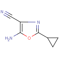 CAS:196411-04-8 | OR15579 | 5-Amino-2-cyclopropyl-1,3-oxazole-4-carbonitrile