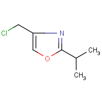 CAS:39624-97-0 | OR15581 | 4-(Chloromethyl)-2-isopropyl-1,3-oxazole