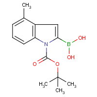 CAS:352359-21-8 | OR15600 | 4-Methyl-1H-indole-2-boronic acid, N-BOC protected