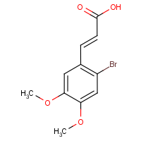 CAS: 195383-80-3 | OR1565 | 2-Bromo-4,5-dimethoxycinnamic acid