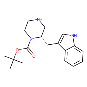 CAS:947685-14-5 | OR15656 | (2S)-2-[(1H-Indol-3-yl)methyl]piperazine, N1-BOC protected