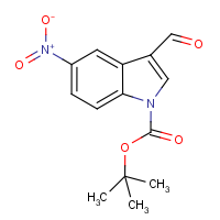 CAS: 914349-06-7 | OR1690 | 5-Nitro-1H-indole-3-carboxaldehyde, N-BOC protected