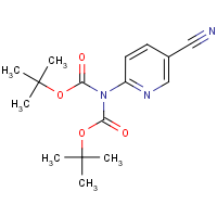 CAS:902837-44-9 | OR16962 | 6-Aminonicotinonitrile, 6,6-Bis-BOC protected