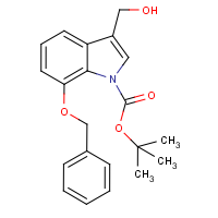 CAS: 914349-16-9 | OR1707 | 7-(Benzyloxy)-3-(hydroxymethyl)-1H-indole, N-BOC protected