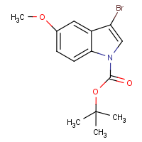 CAS: 348640-11-9 | OR1712 | 3-Bromo-5-methoxyindole, N-BOC protected