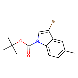 CAS:914349-24-9 | OR1714 | 3-Bromo-5-methyl-1H-indole, N-BOC protected