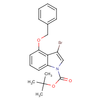 CAS: 914349-26-1 | OR1718 | 4-(Benzyloxy)-3-bromo-1H-indole, N-BOC protected