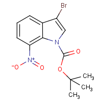 CAS: 914349-37-4 | OR1738 | 3-Bromo-7-nitroindole, N-BOC protected
