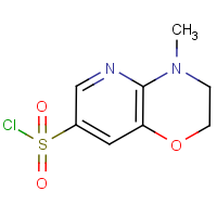 CAS:910037-13-7 | OR17847 | 3,4-Dihydro-4-methyl-2H-pyrido[3,2-b][1,4]oxazine-7-sulphonyl chloride