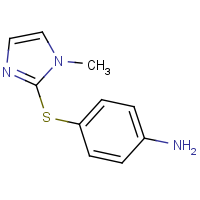 CAS:96591-94-5 | OR17863 | 4-[1-Methyl-1H-imidazol-2-yl)thio]aniline
