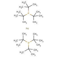 CAS: 53199-31-8 | OR17884 | Bis[tris(tert-butyl)phosphine]palladium, 19.6% Pd