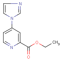 CAS:1222084-55-0 | OR17921 | Ethyl 4-(1H-imidazol-1-yl)pyridine-2-carboxylate