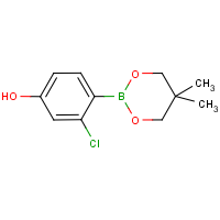 CAS:1479007-22-1 | OR17948 | 2-Chloro-4-hydroxybenzeneboronic acid, neopentyl glycol ester
