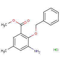 CAS: 1203898-32-1 | OR18026 | Methyl 3-amino-2-(benzyloxy)-5-methylbenzoate hydrochloride