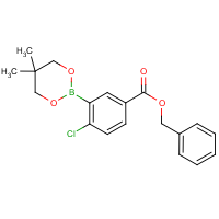 CAS:2096997-42-9 | OR18039 | 5-[(Benzyloxy)carbonyl]-2-chlorobenzeneboronic acid, neopentyl glycol ester
