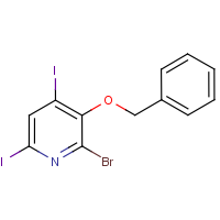 CAS: 1221792-34-2 | OR18047 | 3-(Benzyloxy)-2-bromo-4,6-diiodopyridine