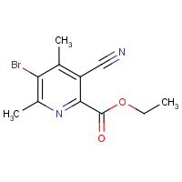CAS:1221791-96-3 | OR18066 | Ethyl 5-bromo-3-cyano-4,6-dimethylpyridine-2-carboxylate
