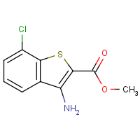 CAS:181283-33-0 | OR183426 | Methyl 3-amino-7-chlorobenzothiophene-2-carboxylate