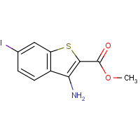 CAS:2089966-09-4 | OR183429 | Methyl 3-amino-6-iodobenzothiophene-2-carboxylate