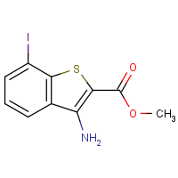 CAS: 2089797-56-6 | OR183430 | Methyl 3-amino-7-iodobenzothiophene-2-carboxylate