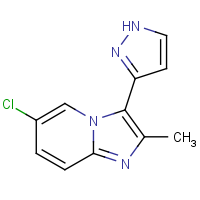 CAS: 372198-32-8 | OR183446 | 6-Chloro-2-methyl-3-(1H-pyrazol-3-yl)imidazo[1,2-a]pyridine