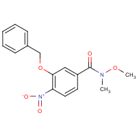 CAS: 1186405-08-2 | OR18548 | 3-(Benzyloxy)-N-methoxy-N-methyl-4-nitrobenzamide