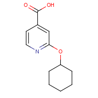 CAS:1019353-19-5 | OR18621 | 2-(Cyclohexyloxy)isonicotinic acid