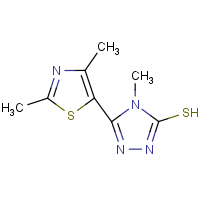 CAS:263157-05-7 | OR18735 | 5-(2,4-Dimethyl-1,3-thiazol-5-yl)-4-methyl-4H-1,2,4-triazole-3-thiol