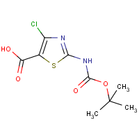 CAS:612541-07-8 | OR18817 | 2-Amino-4-chloro-1,3-thiazole-5-carboxylic acid, 2-BOC protected