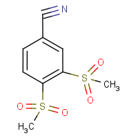 CAS:1208406-84-1 | OR19483 | 3,4-Bis(methylsulphonyl)benzonitrile