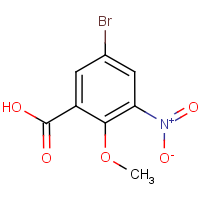 CAS: 60541-89-1 | OR19533 | 5-Bromo-2-methoxy-3-nitrobenzoic acid