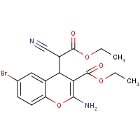CAS:65673-63-4 | OR200014 | Ethyl 2-amino-6-bromo-4-(1-cyano-2-ethoxy-2-oxoethyl)-4H-1-benzopyran-3-carboxylate