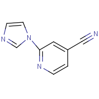 CAS: 158020-84-9 | OR200148 | 2-(1H-Imidazol-1-yl)pyridine-4-carbonitrile