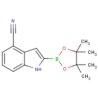 CAS:1256359-19-9 | OR20047 | 4-Cyano-1H-indole-2-boronic acid, pinacol ester
