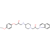 CAS: 680579-21-9 | OR21029 | 1-{[1-[2-Hydroxy-3-(1H-indol-1-yl)propyl]tetrahydropyridin-4(2H)-yl]amino}-3-(4-methoxyphenoxy)propan-2-ol