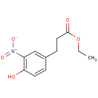 CAS: 183380-83-8 | OR21136 | Ethyl 3-(4-hydroxy-3-nitrophenyl)propanoate