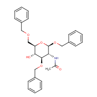 CAS: 119870-30-3 | OR2125T | Benzyl-2-acetamido-2-deoxy-3,6-di-O-benzyl-beta-D-glucopyranoside