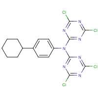 CAS:219499-82-8 | OR21310 | N2-(4-cyclohexylphenyl)-N2-(4,6-dichloro-1,3,5-triazin-2-yl)-4,6-dichloro-1,3,5-triazin-2-amine