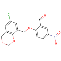 CAS:219539-02-3 | OR21330 | 2-[(6-Chloro-4H-1,3-benzodioxin-8-yl)methoxy]-5-nitrobenzaldehyde