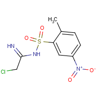 CAS:219619-65-5 | OR21347 | N1-(2-chloroethanimidoyl)-2-methyl-5-nitrobenzene-1-sulphonamide