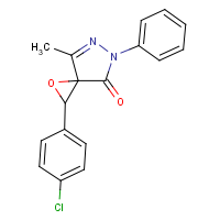 CAS: 219719-45-6 | OR21388 | 2-(4-chlorophenyl)-7-methyl-5-phenyl-1-oxa-5,6-diazaspiro[2.4]hept-6-en-4-one