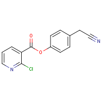 CAS: 219930-05-9 | OR21500 | 4-(cyanomethyl)phenyl 2-chloronicotinate