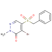 CAS:97120-13-3 | OR21546 | 5-(benzylsulphonyl)-4-bromo-2-methyl-2,3-dihydropyridazin-3-one