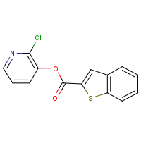 CAS: 219928-57-1 | OR21556 | 2-chloro-3-pyridyl benzo[b]thiophene-2-carboxylate